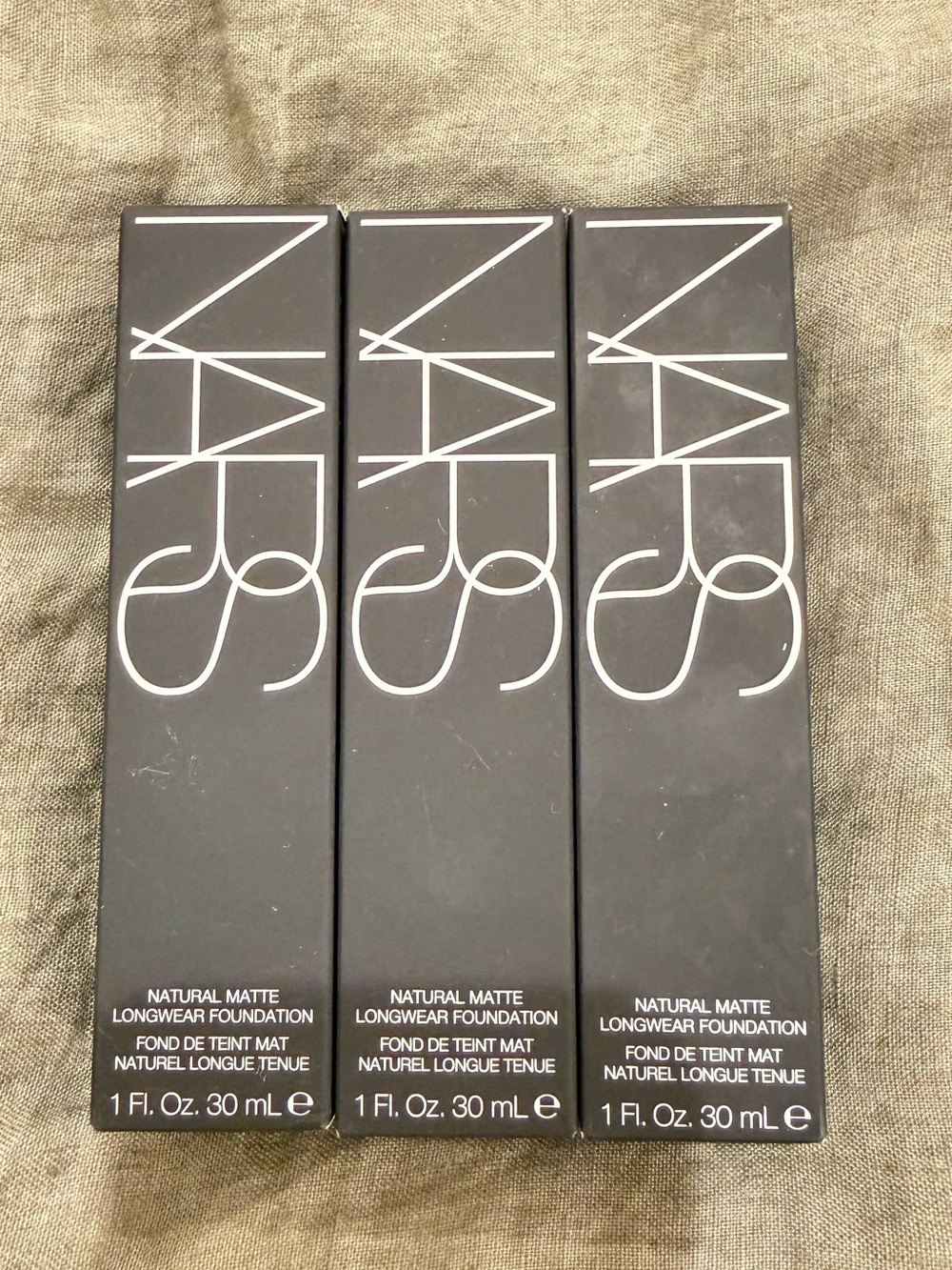 NARS Natural Matte Longwear Foundation -  (Set of 3)